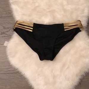 Victoria secret black bikini bottom
